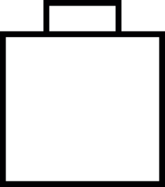 Polygonal Shop Bag Tracing Svg Vector, Free Vectors File